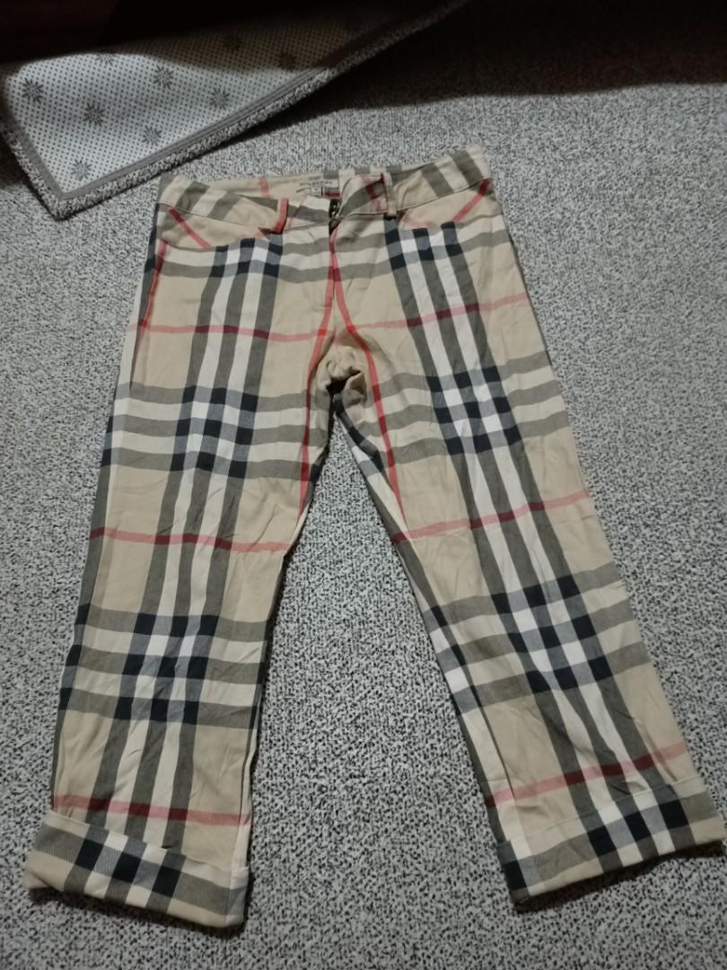 Burberry Capri Pants, Women's Fashion, Bottoms, Other Bottoms on Carousell