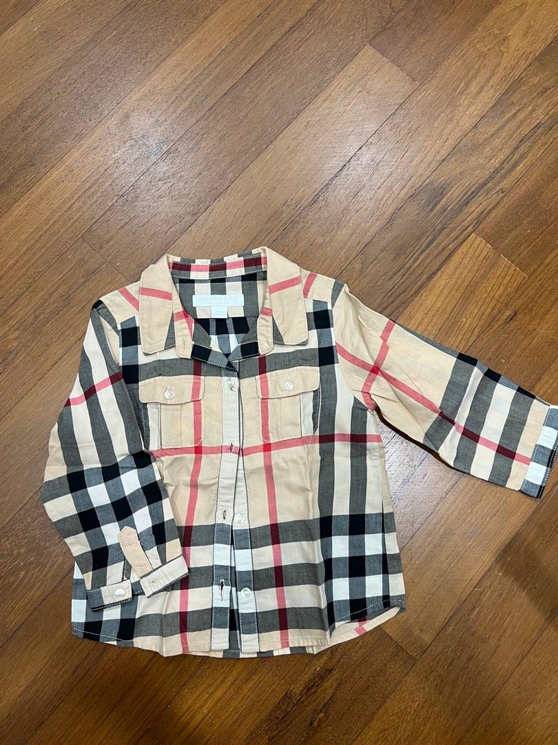 Burberry shirt 18months old, Babies & Kids, Babies & Kids Fashion on  Carousell