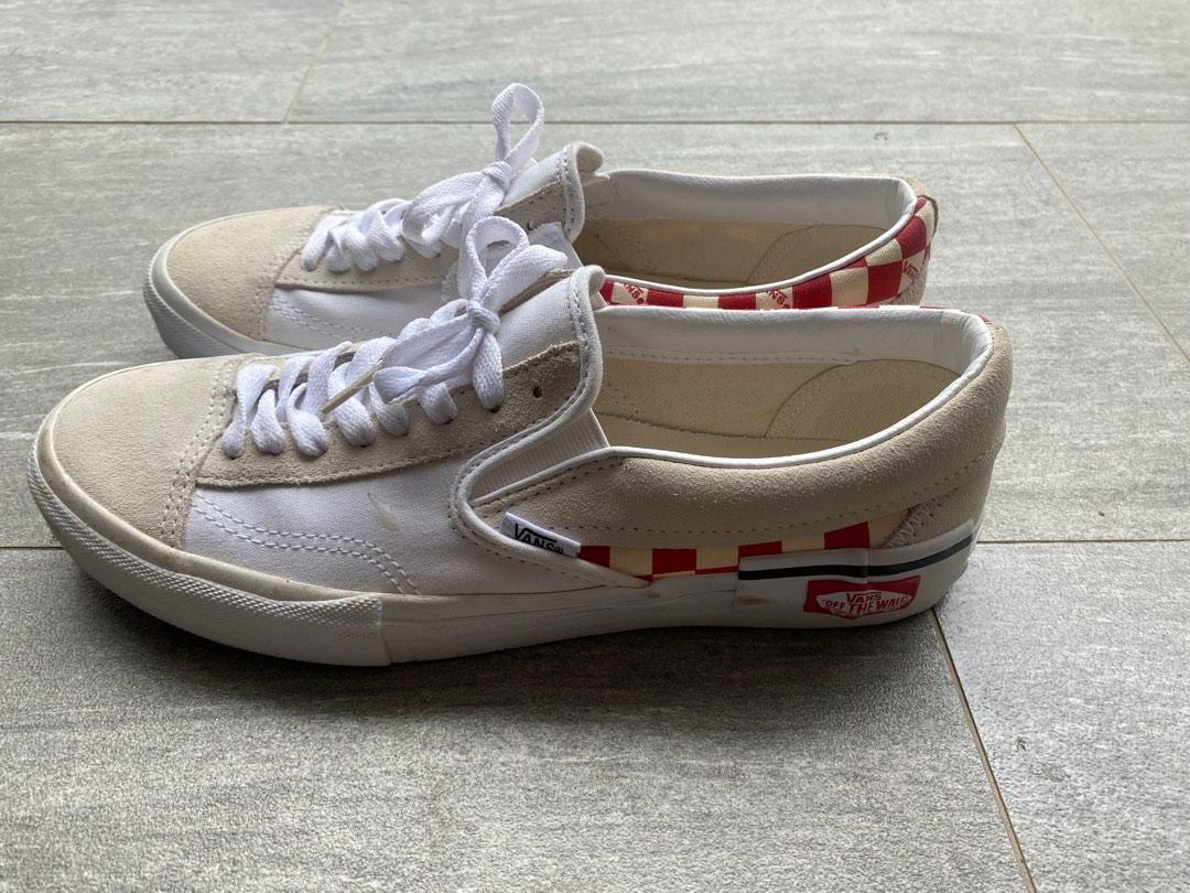 Checkerboard slip hotsell on cap vans
