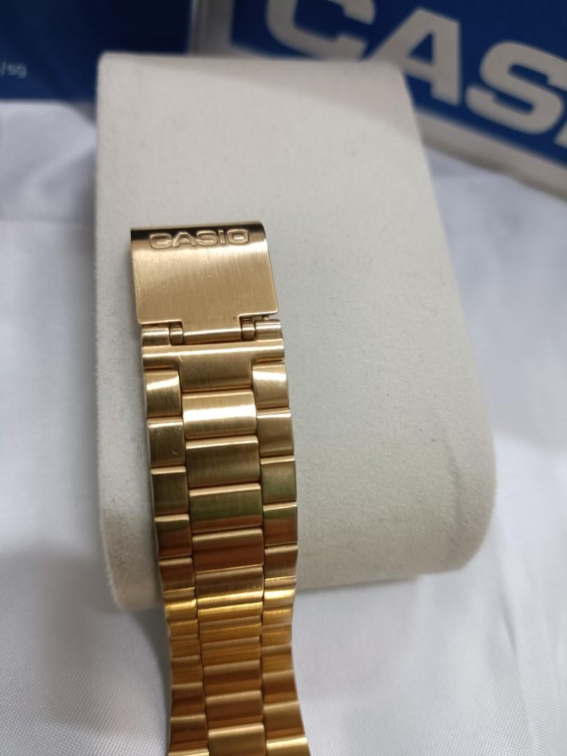 Casio Vintage Gold Watch A178W Original, Women's Fashion, Watches ...