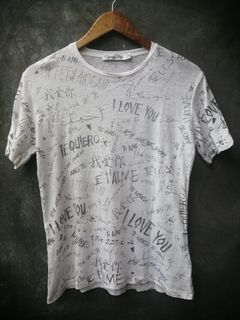Christian Dior I Love You shirt, Men's Fashion, Tops & Sets, Tshirts 