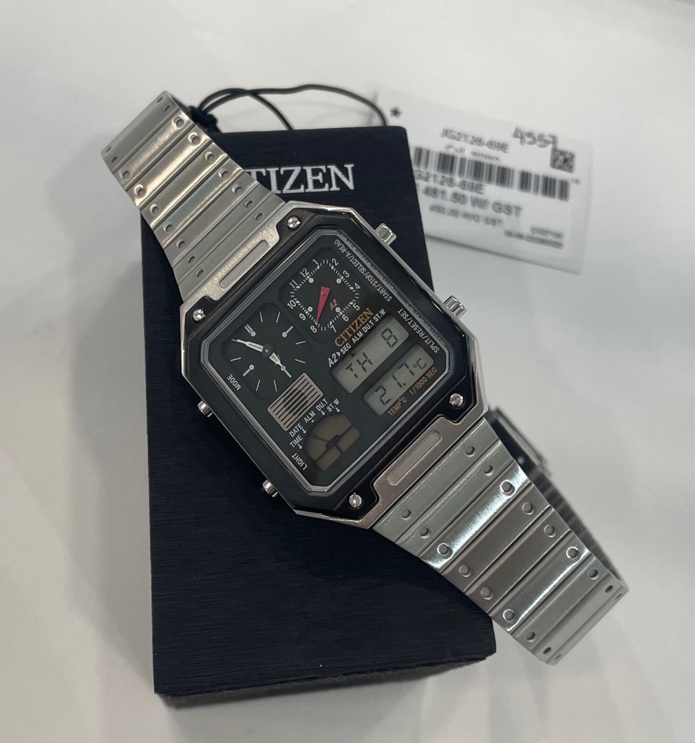 Citizen Ana-Digi Temp JG2126-69E S$481.50, Luxury, Watches on