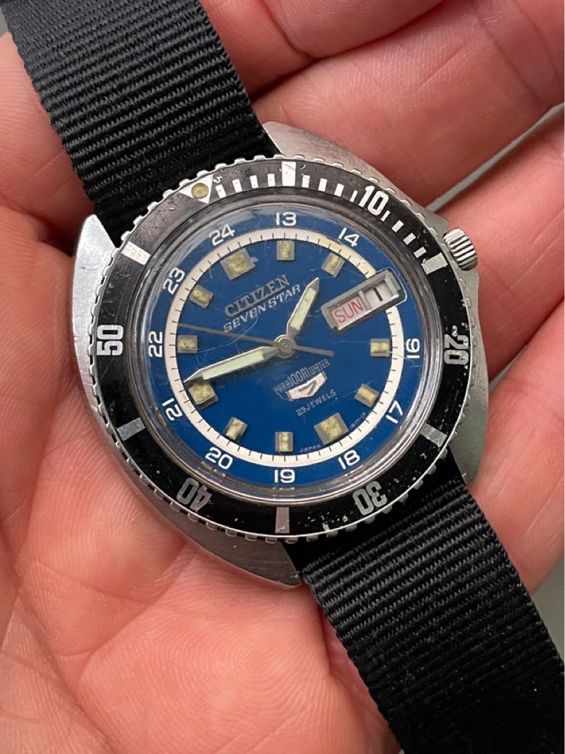 Citizen Seven Star Para Water Vintage Diver Men s Fashion