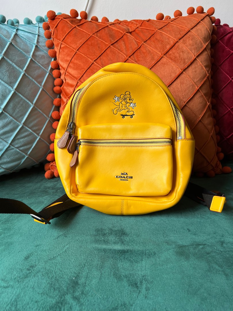 Coach x Mickey Mouse backpack, Women's Fashion, Bags & Wallets