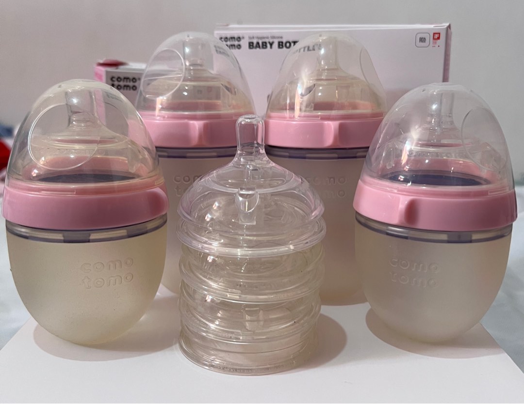 Comotomo Bottles Set, Babies & Kids, Nursing & Feeding, Breastfeeding ...