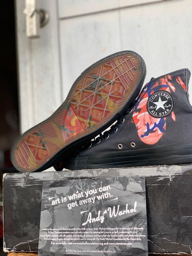 Converse andy hotsell warhol face print