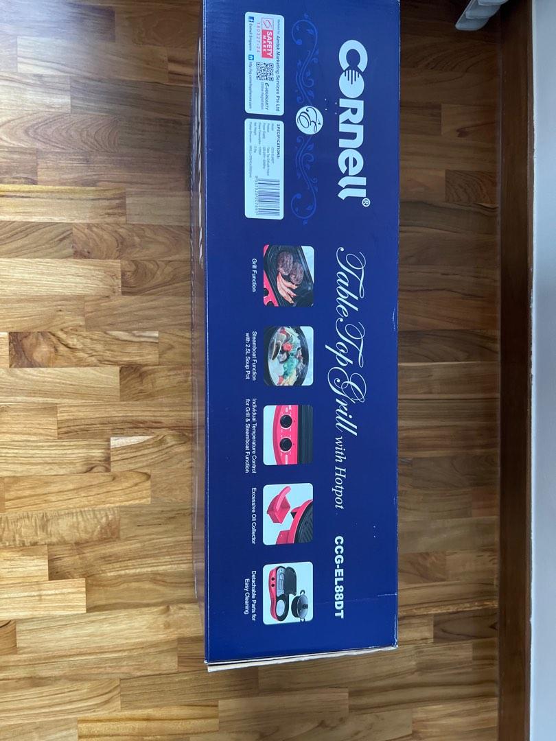 Cornell 2 in 1 Table Top Grill with Hotpot Set, TV & Home Appliances