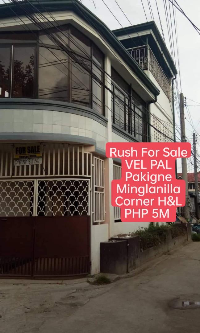 Corner House & Lot VELPAL Pakigne Minglanilla, Property, For Sale