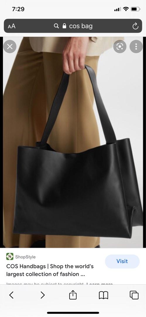 COS Folded Leather Medium Shoulder Bag - ShopStyle