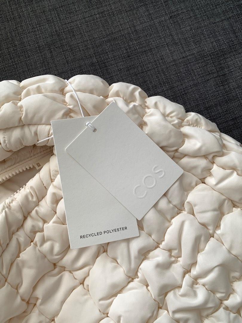 Cos Quilted Oversized Shoulder Bag (Beige Color X2), Women's Fashion