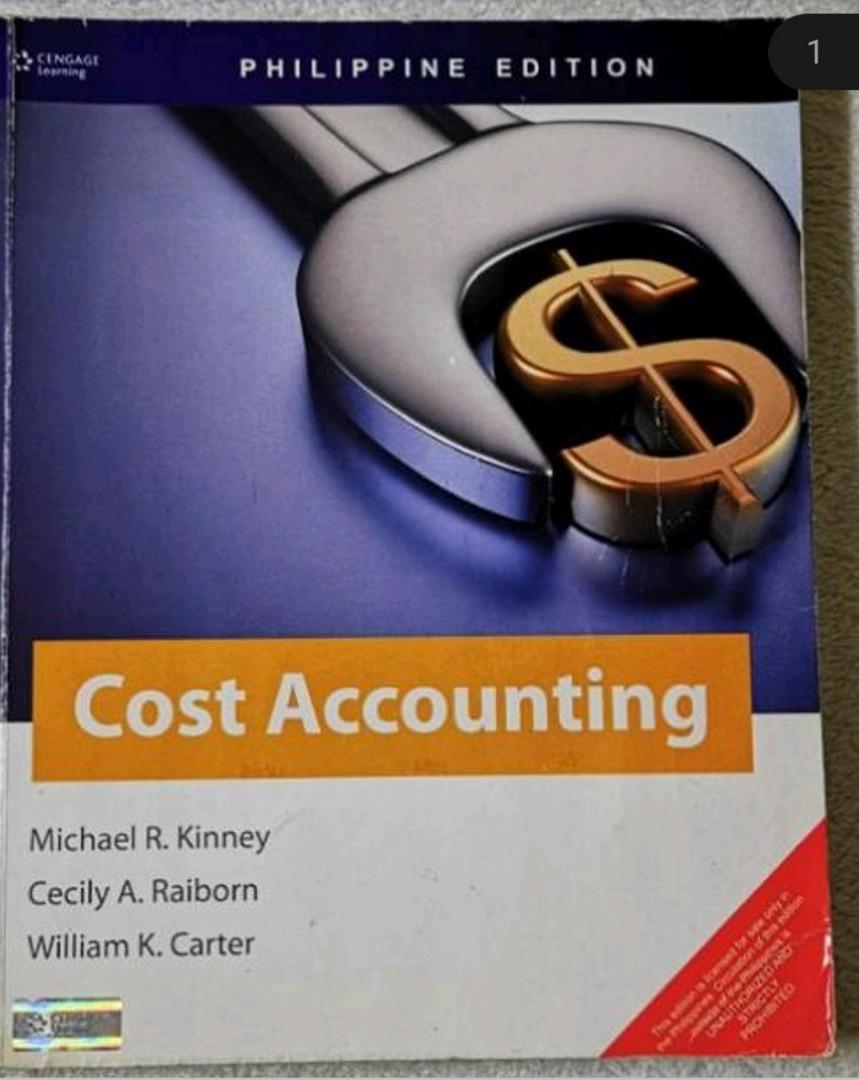 Cost Accounting by Kinney, Raiborn, Carter, Hobbies & Toys, Books