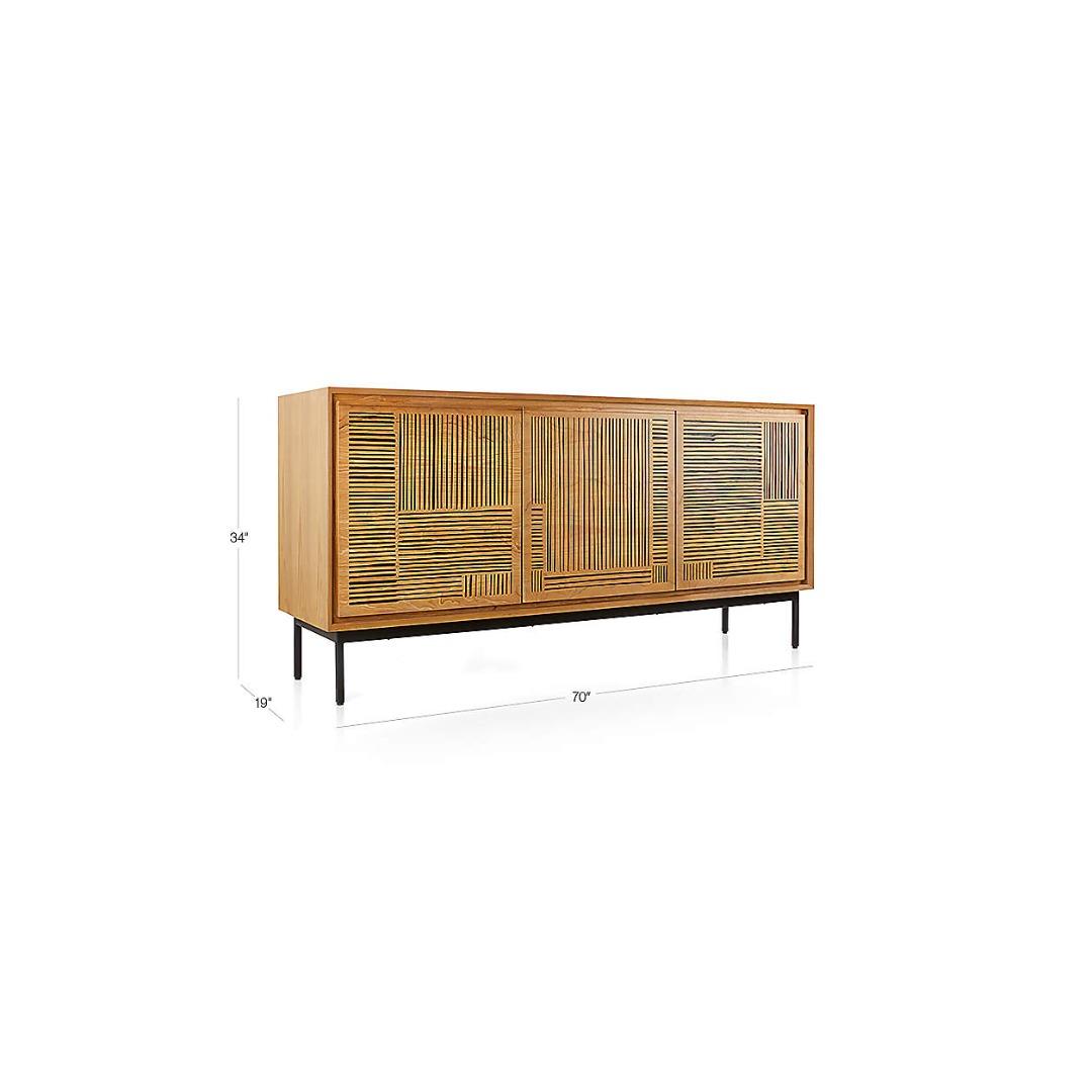 Crate Barrel DYNAMIC Keenan Large Sideboard