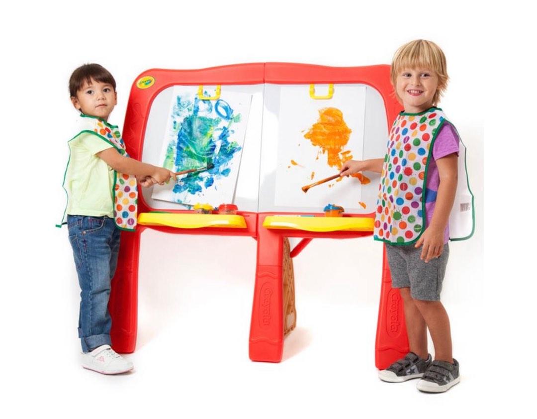 Crayola Super Duper Art Studio Easel and Desk With Chair, Babies & Kids