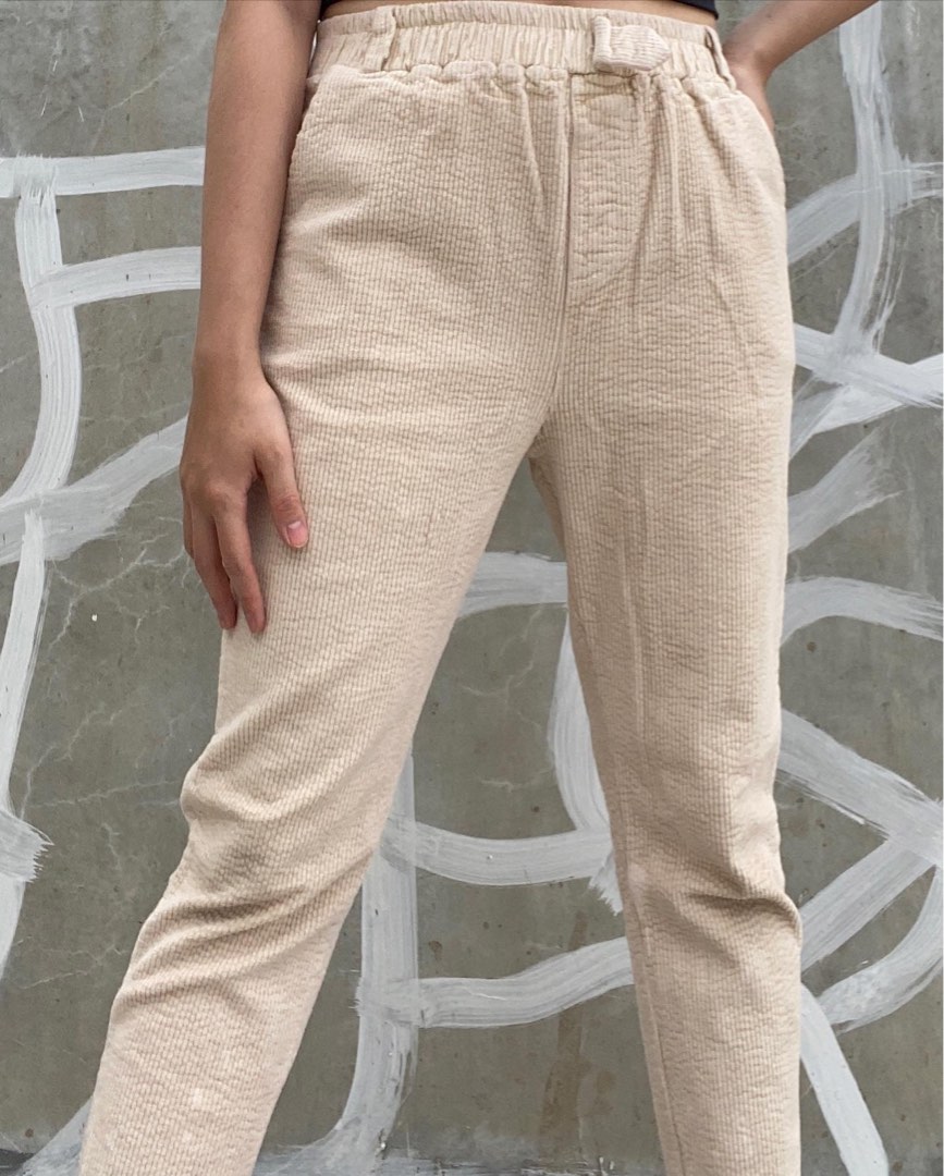 cream corduroy pants mens