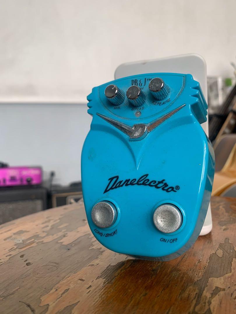 Danelectro PB&J Delay (Category: Musical Instruments) located in Quezon City. Submitted by hellogoodbri (Listing ID 1183602636, Image 1). Description: In good condition, has a few minor scratches but fully functional. I’m not sure if it’s a purely analog delay but it sounds like one. It has an option for long or short delay and has a second foot switch next to the bypass switch to toggle between short or long delay. Great for slapback sound and s