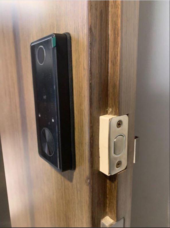 Digital lock for metal gate & main door with installation 600 (Bundle