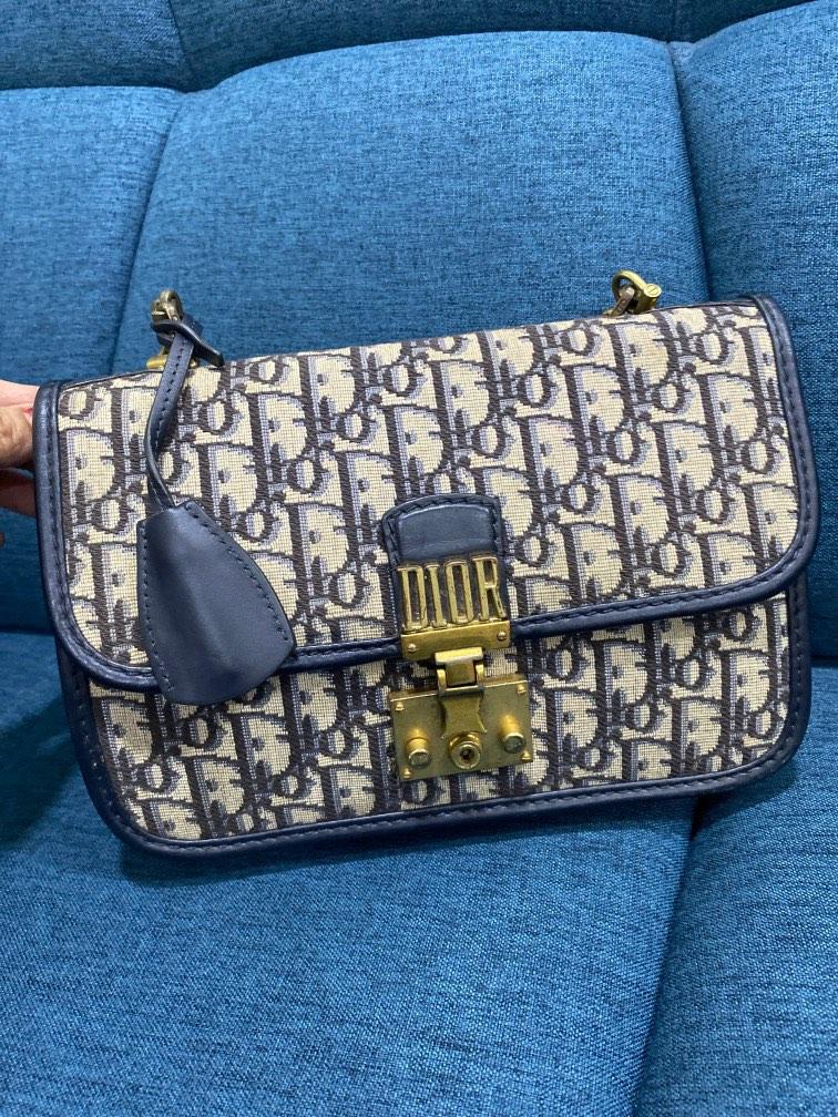 Dioraddict bag blue dior oblique sale jacquard