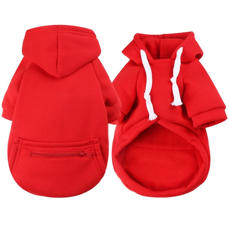 red hoodie for dogs