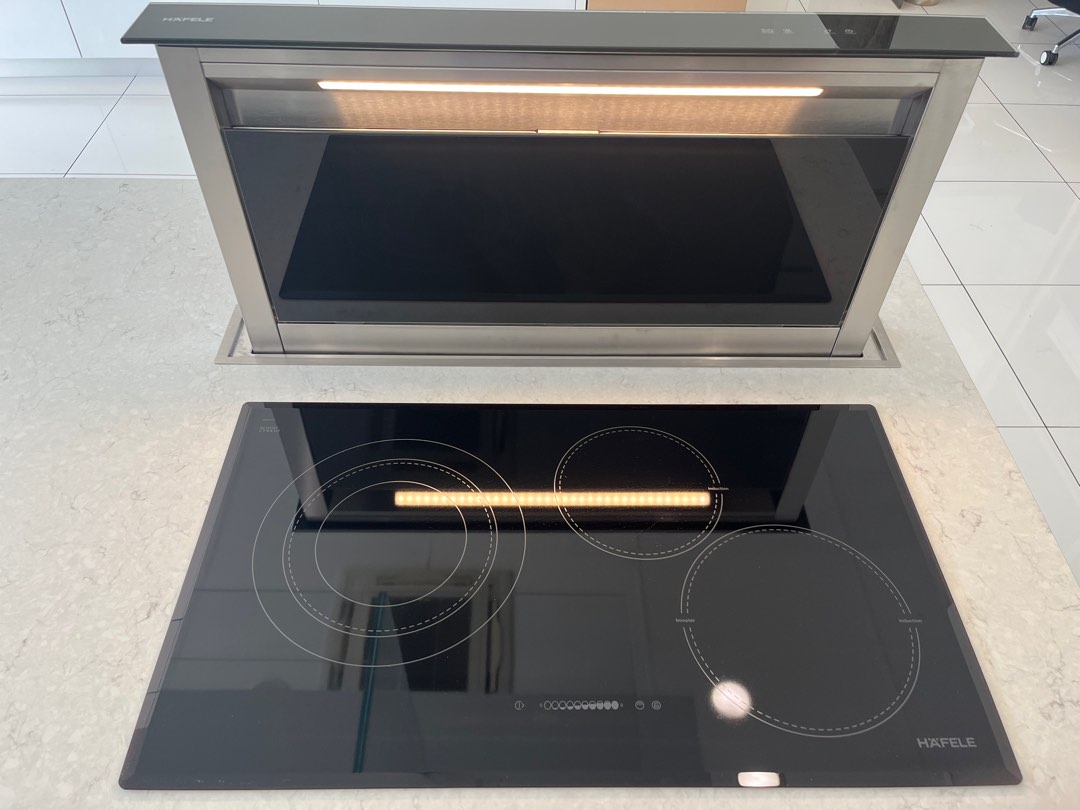 down draught induction hob