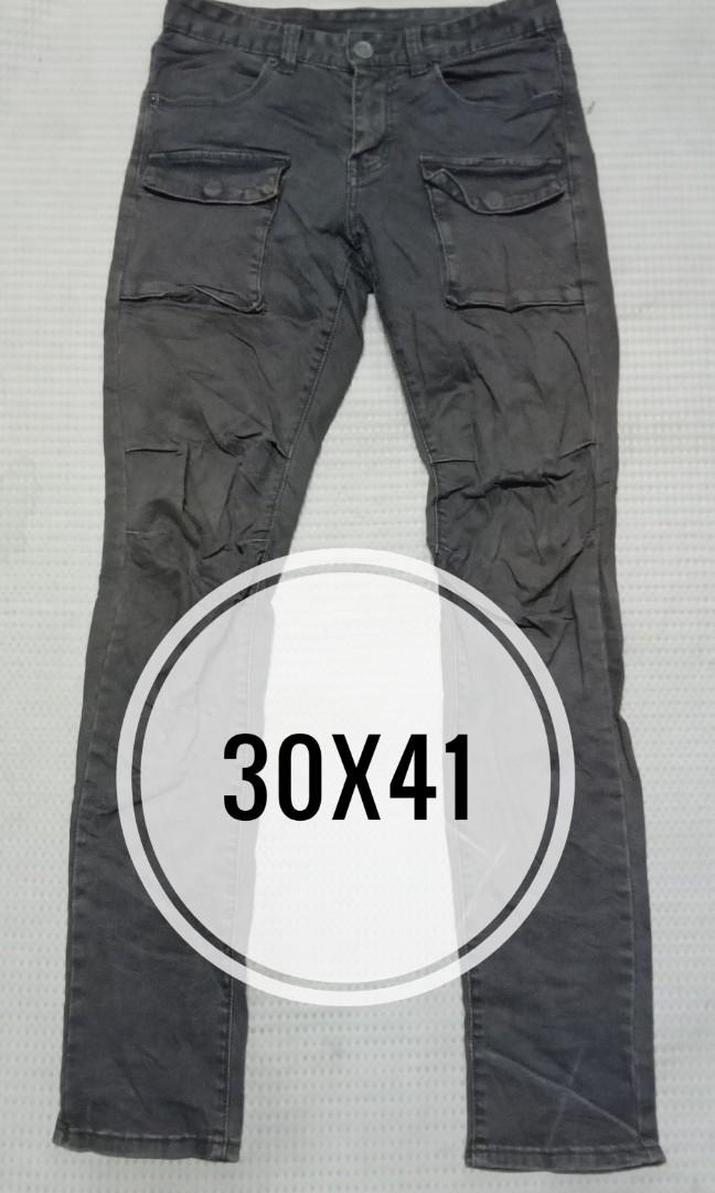 Lyric Bushpants Multi Pocket Jeans 3D Cargo Poket Tampal Waist 32  Authentic, Men's Fashion, Bottoms, Jeans on Carousell