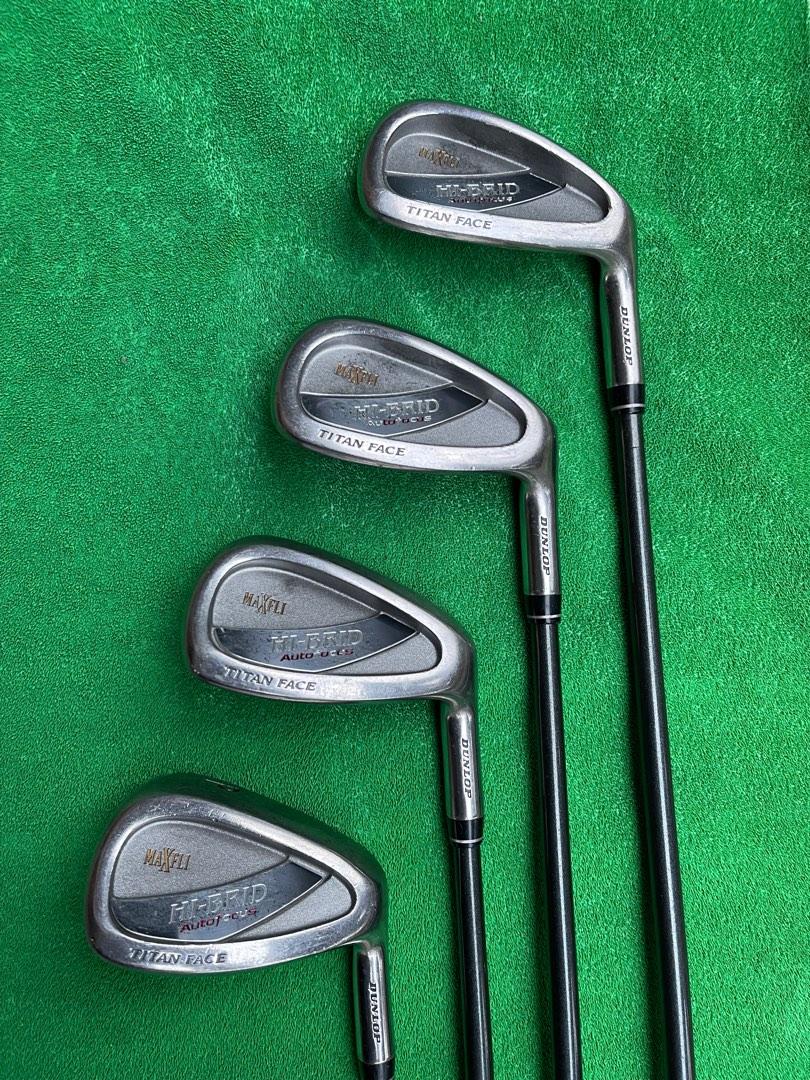 Set of 8 x Dunlop Maxfli Hibrid Autofocus Irons 4-SW Regular Graphite Shafts Set of 8 x Dunlop Maxfli Hibrid Autofocus Irons 4-SW Regular Graphite Shafts