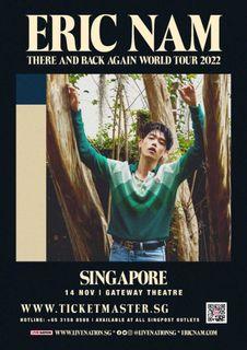 Eric Nam Concert Tickets [CAT 2]