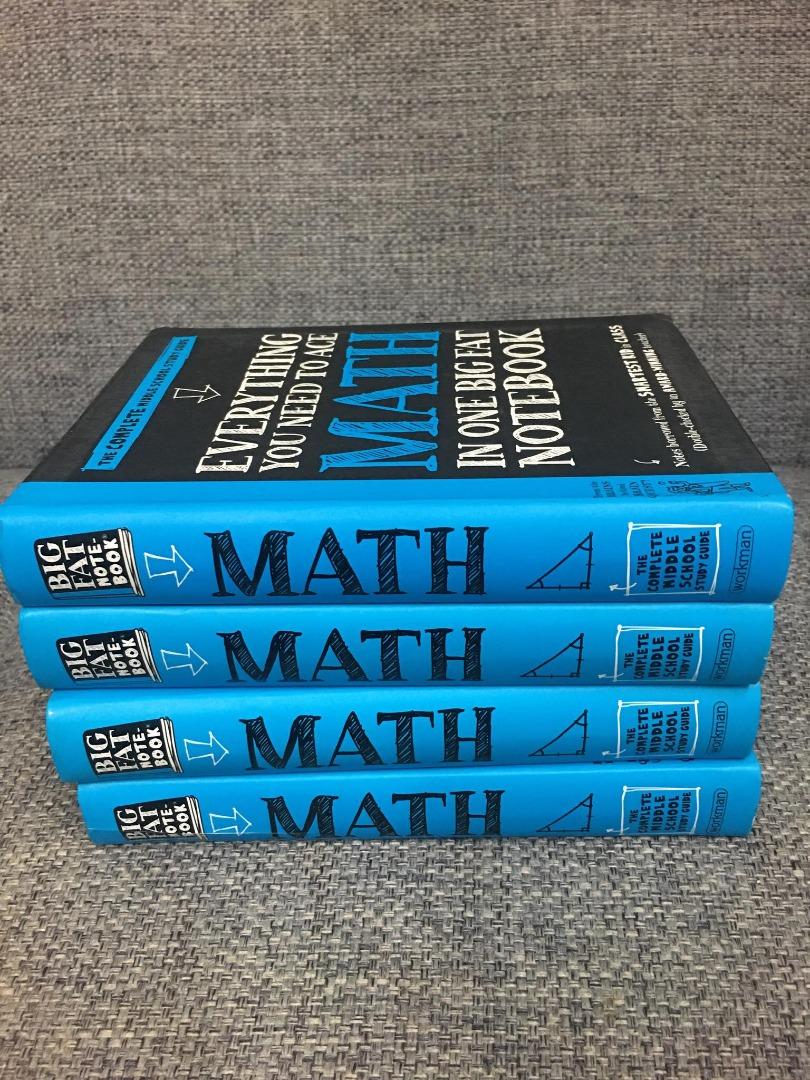 Everything you need to ace MATH in one big fat notebook, Hobbies & Toys ...