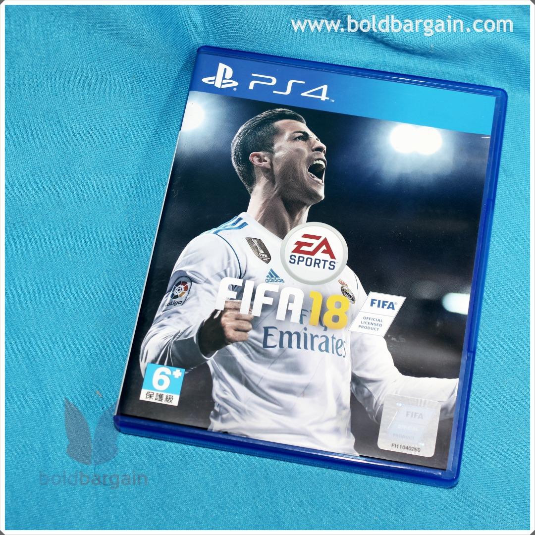 Fifa 18 Blu Ray Game Disk For Sony Ps4 Playstation 4 Game Console Video Gaming Video Games Playstation On Carousell