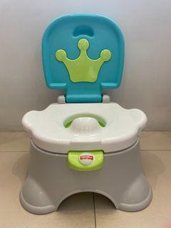Fisher Price Royal Stepstool Potty Toilet Training For Toddler