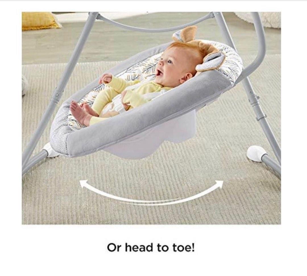 Fisher-Price Fawn Meadows Deluxe Cradle 'n Swing, dual motion baby ...