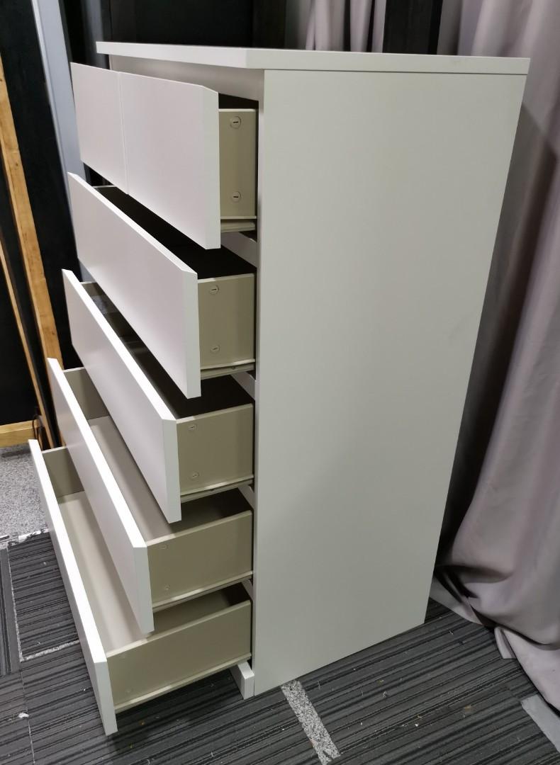 Ikea Malm Chest of 6 Drawers, Furniture & Home Living, Furniture