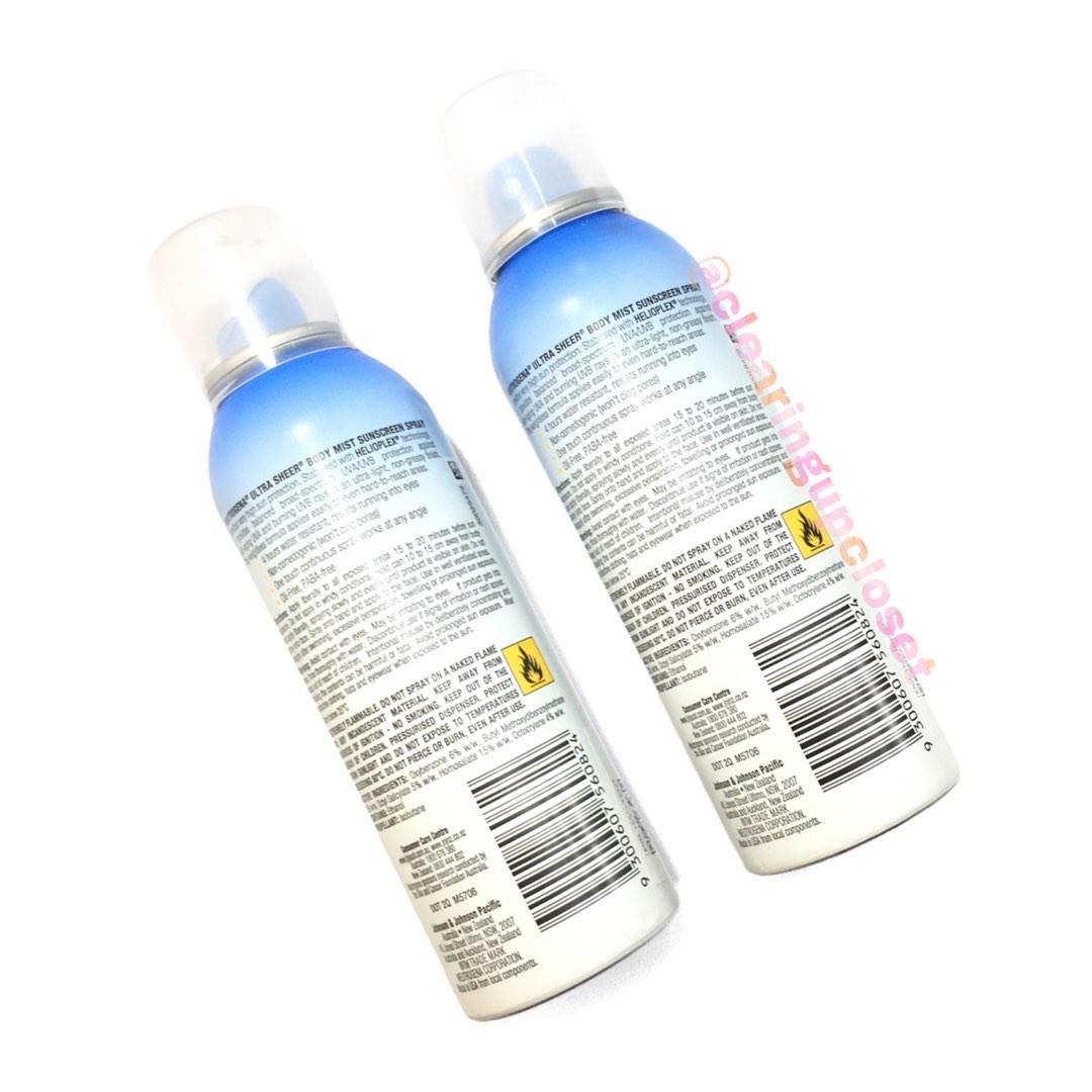 Free Ongkir Neutrogena Ultra Sheer Body Mist Sunscreen Spray SPF 50