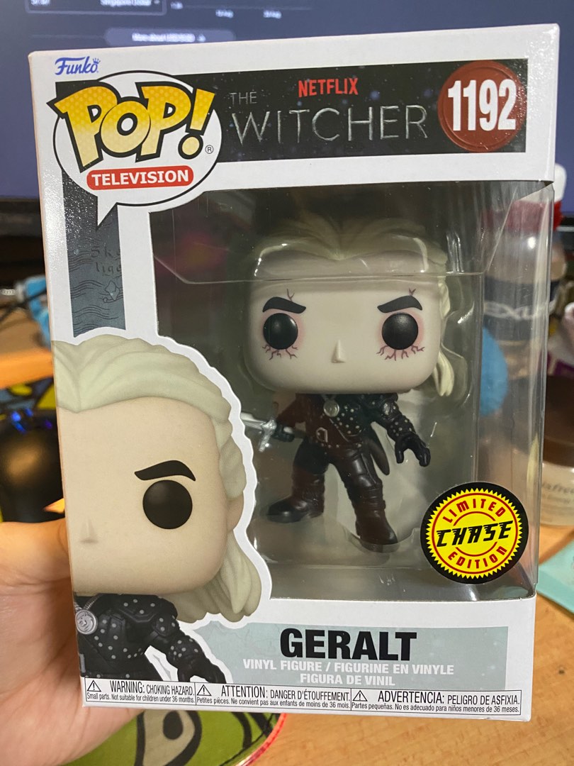 Funko Pop! The Witcher - Geralt De Riv (Chase Edition) - Figurine Vinyle Collector