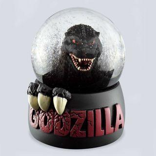 【Godzilla】哥吉拉 日本限定黑色風暴水晶球