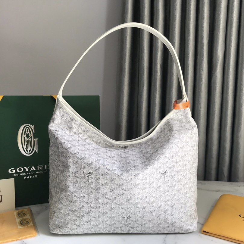 Goyard Hobo Tote Bag in White, Women's Fashion, Bags & Wallets ...