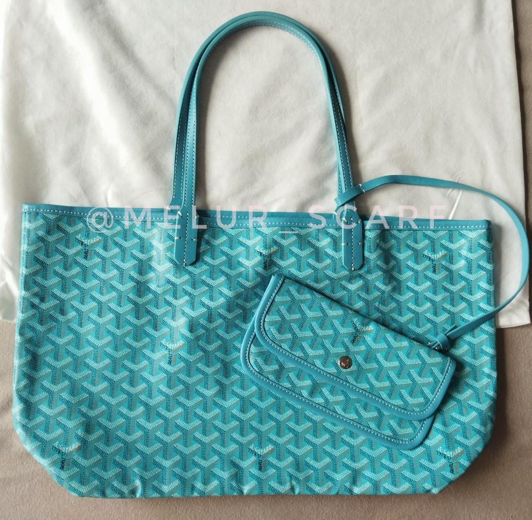Brandnew Authentic Goyard Saint Louis Tote Blue Shoulder Bag 👜, Luxury,  Bags & Wallets on Carousell