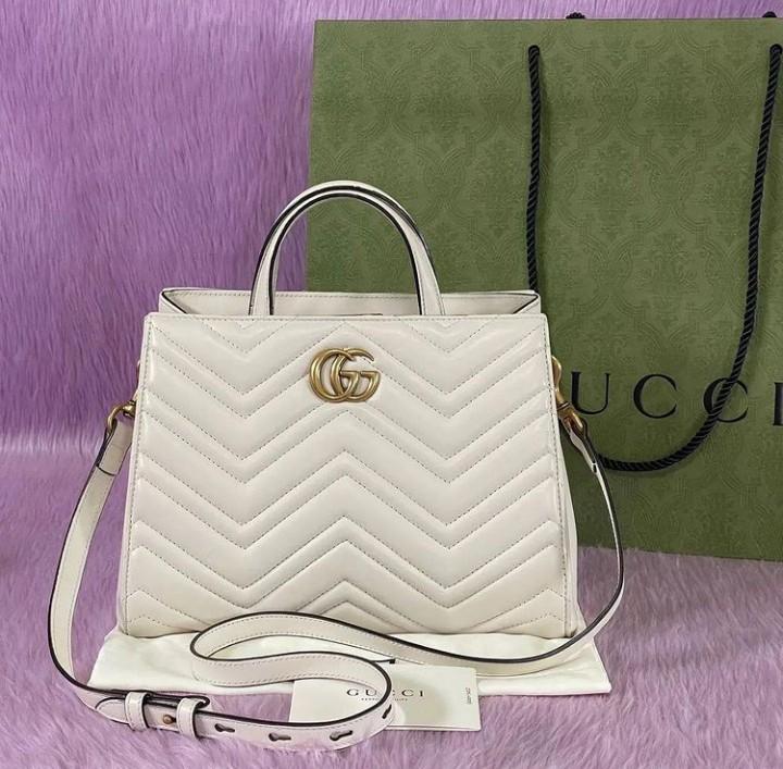 Gucci marmont matelasse tote hotsell