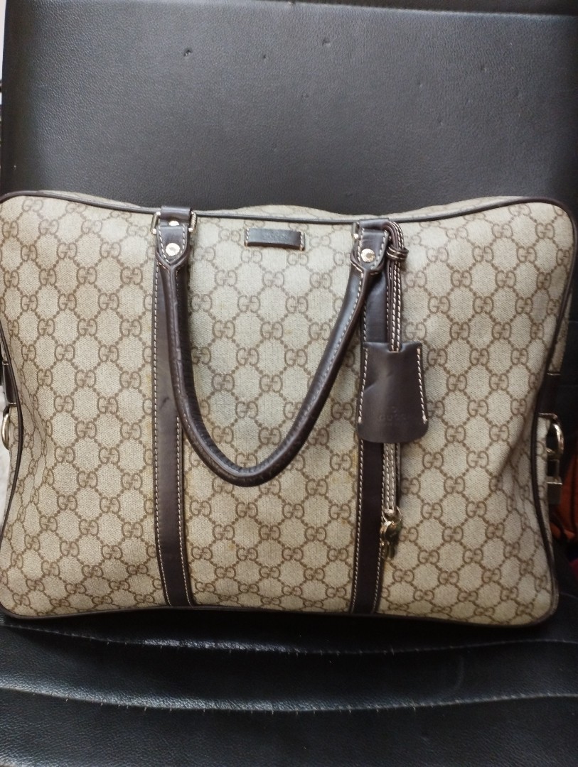 Gucci laptop bag, Men's Fashion, Bags, Briefcases on Carousell