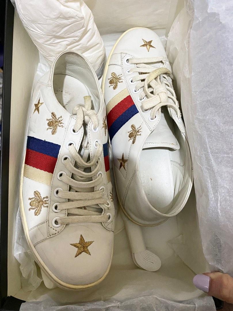 Gucci bee and star sneakers 2025