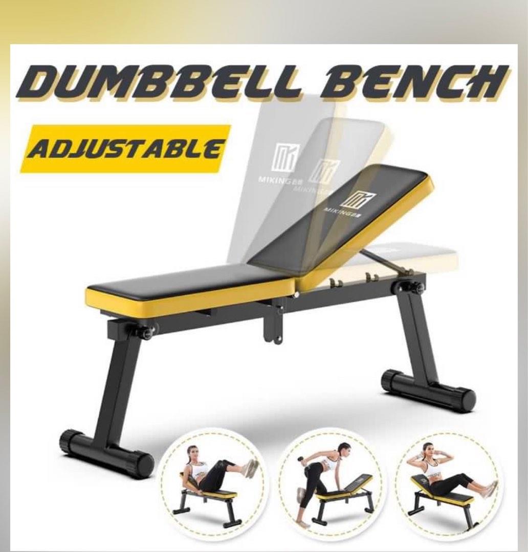 Gym Rack with Pull Up Bar & Bench, Sports Equipment, Exercise & Fitness