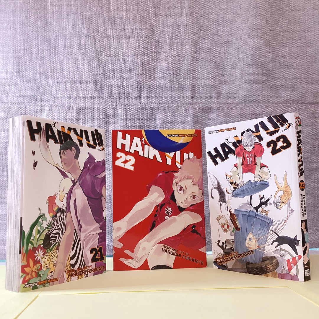 Haikyuu!! Manga Volumes 21, 21, 23, Hobbies & Toys, Books & Magazines