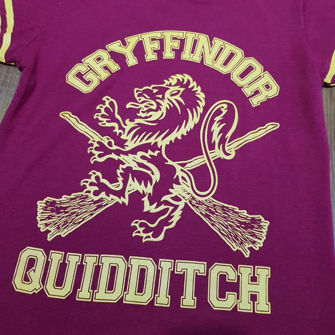 Harry Potter Gryffindor Quidditch Shirt, Women's Fashion, Tops, Shirts