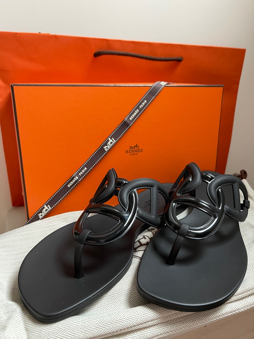 Hermes Egerie Sandal, Luxury, Sneakers & Footwear on Carousell