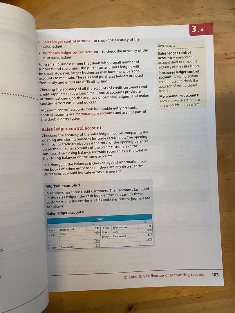IGCSE Accounting Collins Cambridge student book textbook, Hobbies