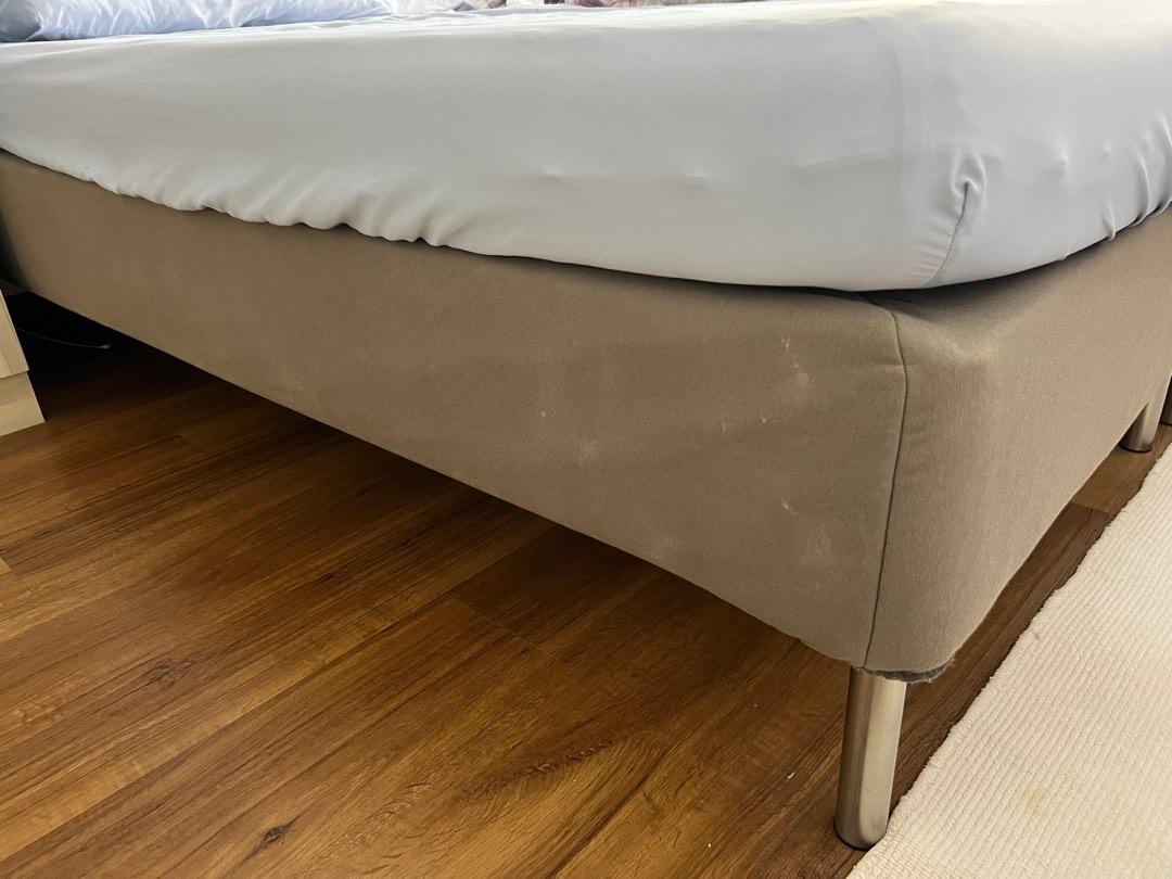 IKEA bed frame and mattress 90x200cm, Furniture & Home Living