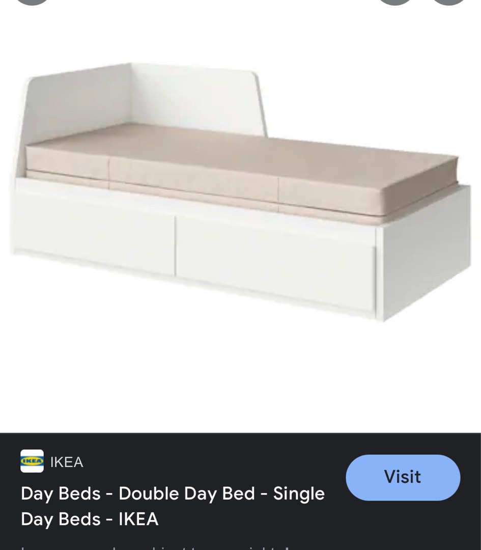 IKEA Hemnes Extendable Day Bed & Mattresses, Furniture & Home Living