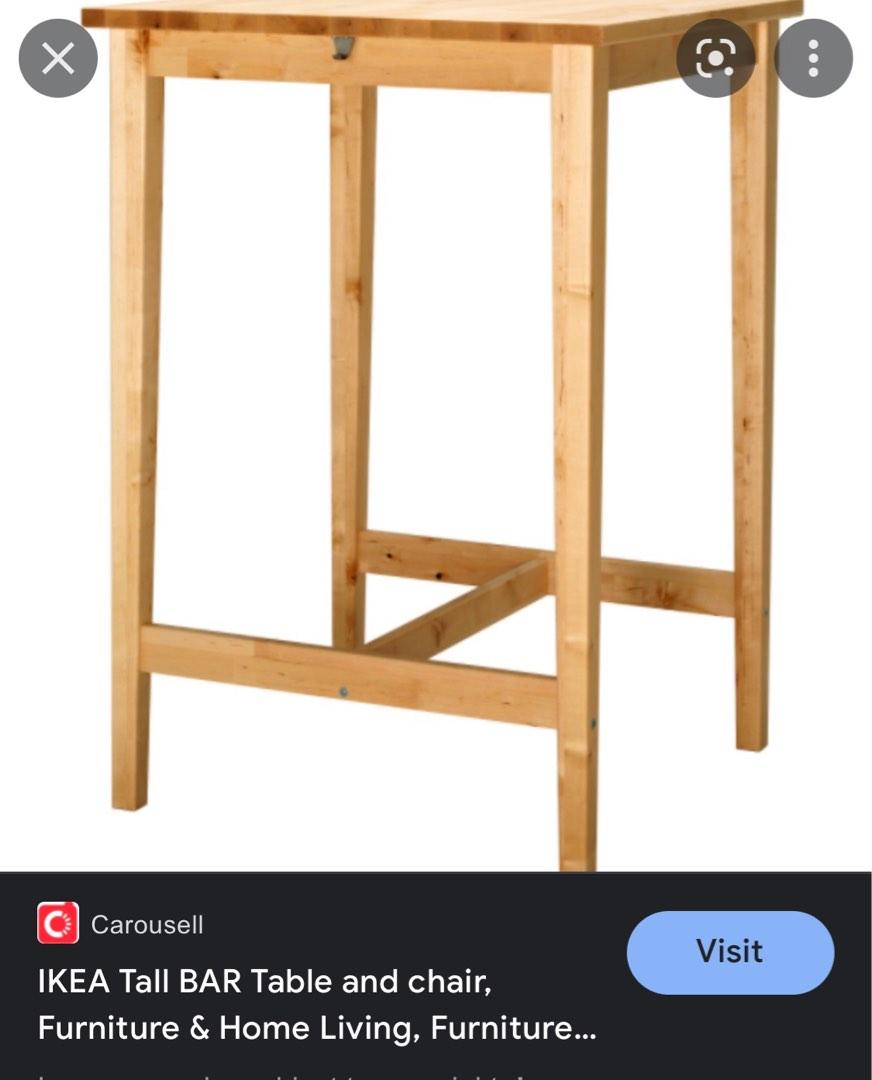 IKEA High Table, Furniture & Home Living, Furniture, Tables & Sets on