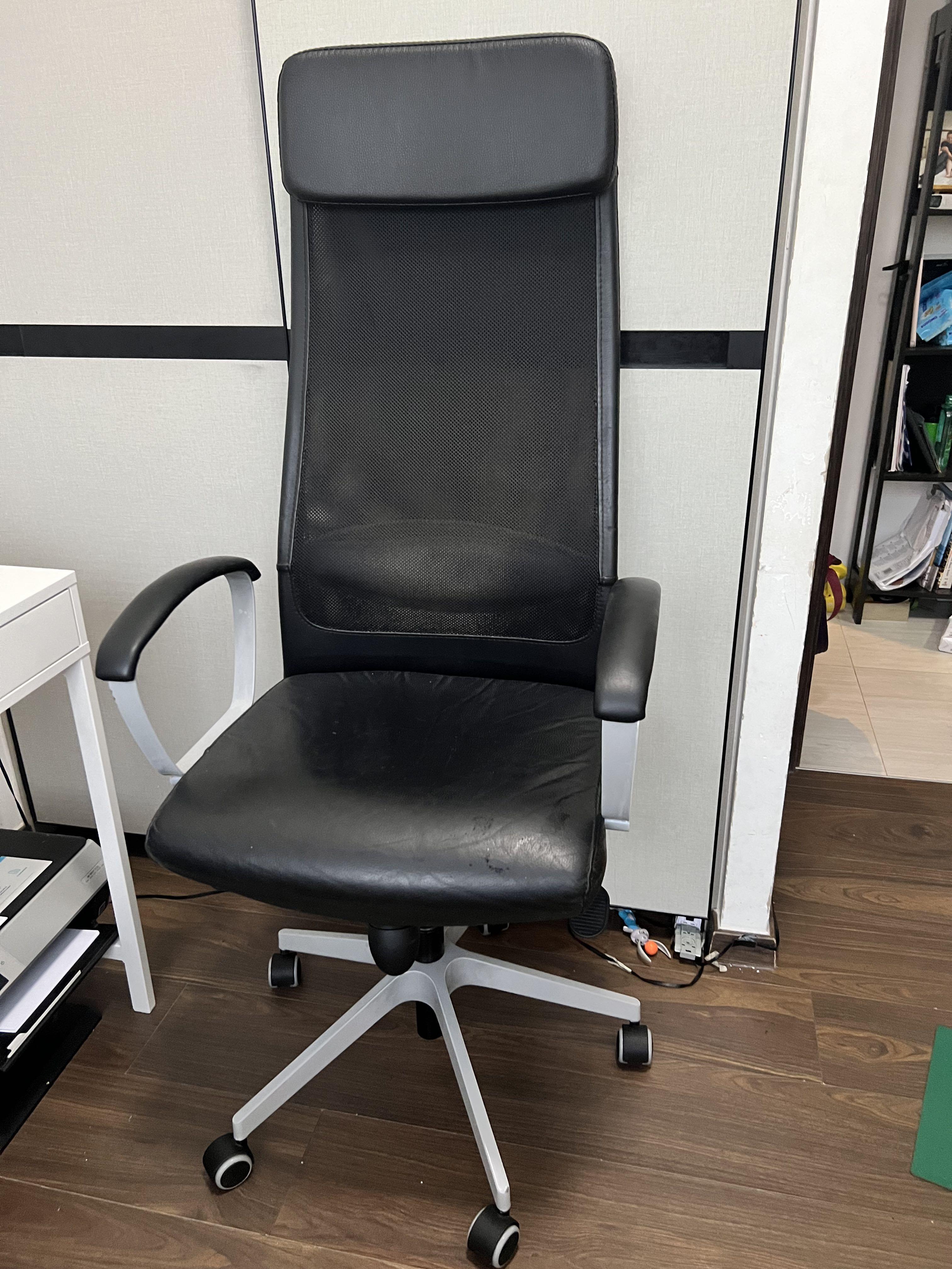 IKEA Markus leather chair Furniture Home Living Furniture