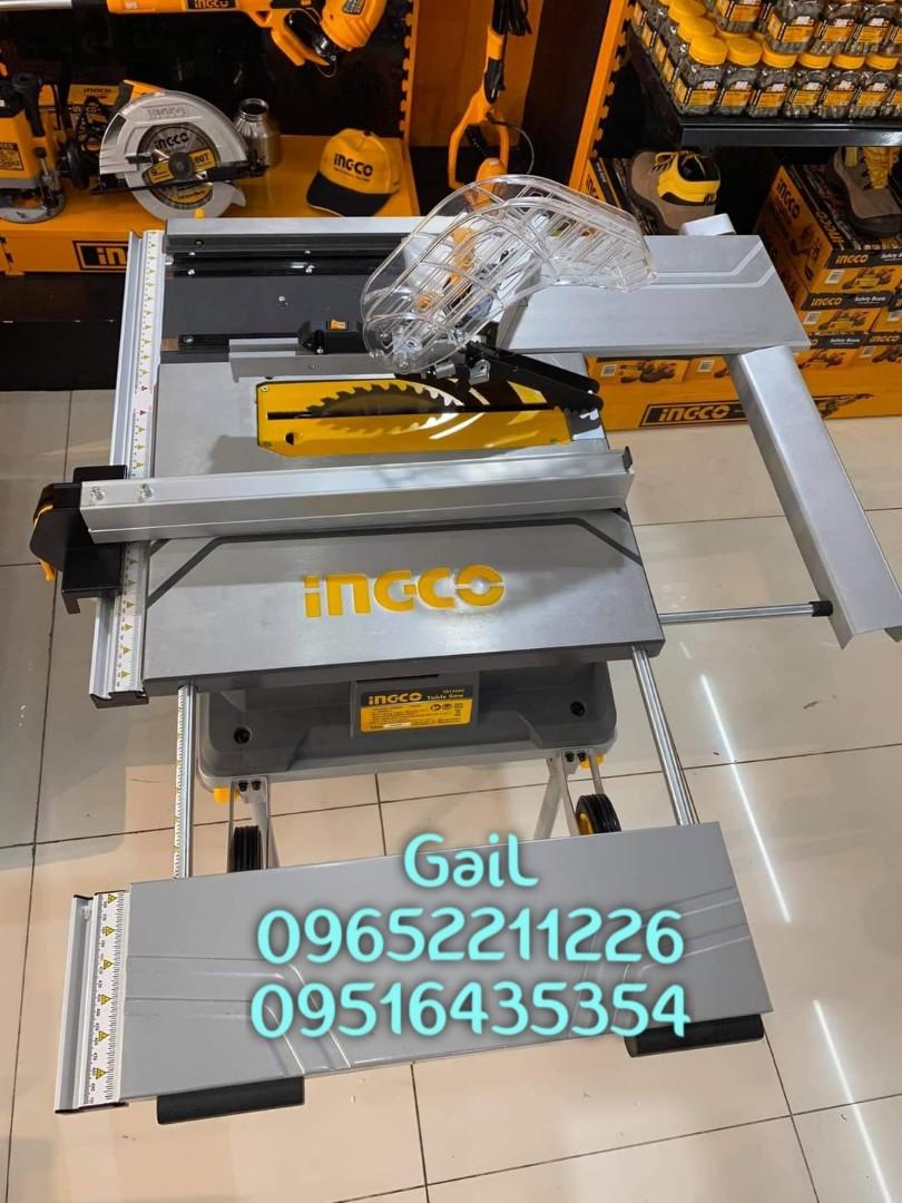 INGCO TS15008 Table Saw w/ Laser guide Heavy Duty class, Commercial