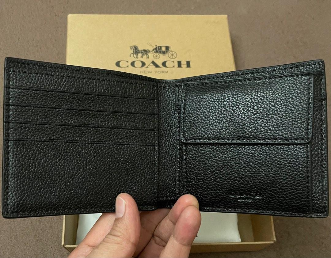Coach mens coin wallet on sale